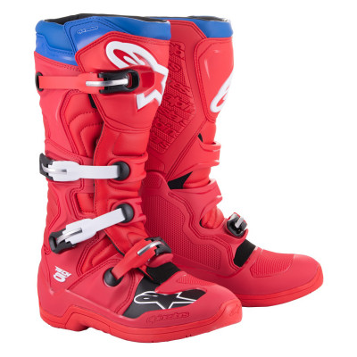 boty alpinestars Tech 5 2025 red/blue/white/black