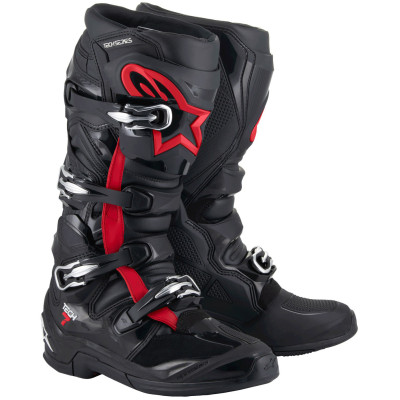 boty Alpinestars Tech 7 2025 black/red fluo