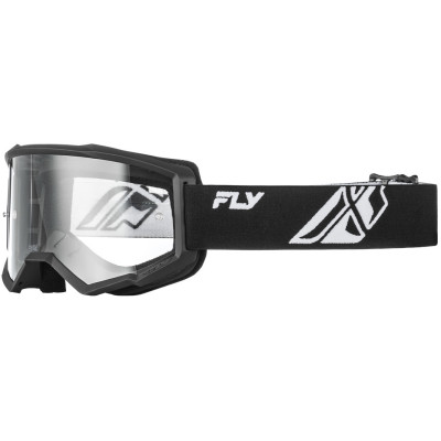 dětské brýle Fly Racing Focus USA black/white clear lens