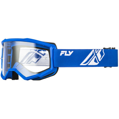 dětské brýle Fly Racing Focus USA blue/white clear lens