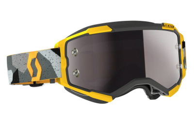 brýle Scott Fury CH camo grey/yellow USA, sliver chrome