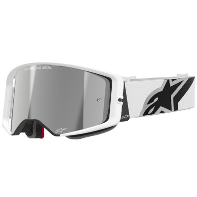 brýle Alpinestars Supertech Corp 2025 white/silver lens