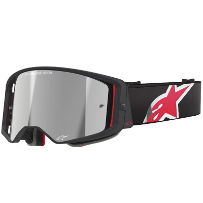 brýle Alpinestars Supertech Corp 2025 black/red/silver lens