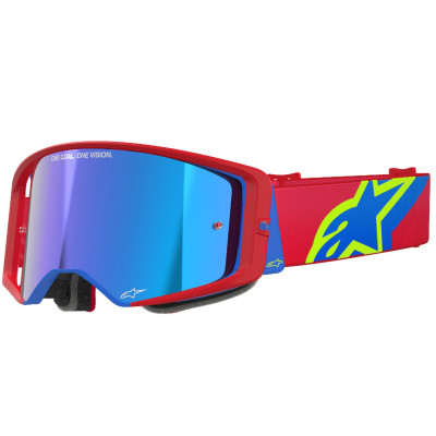 brýle Alpinestars Supertech Corp 2025 red/blue/silver lens
