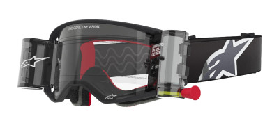 brýle Alpinestars Supertech Corp Roll Off Wide Vision 2025 black/grey/clear lens