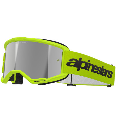 brýle Alpinestars Vision 3 Wordmark 2025 yellow fluo/silver lens