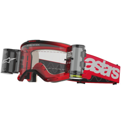 brýle Alpinestars Vision 5 Blaze Roll Off  Wide Vision 2025 red/clear lens