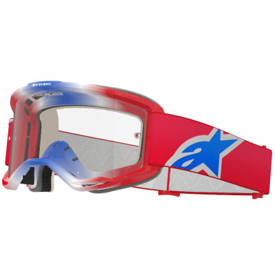 brýle Alpinestars Vision 5 Corp 2025 red/white/blue clear lens
