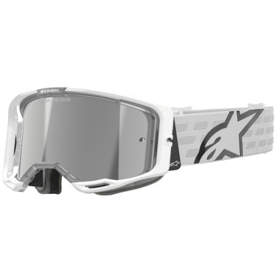 brýle Alpinestars Vision 8 Corp 2025 white/silver lens