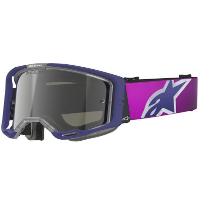 brýle Alpinestars Vision 8 Corp purple/clear silver lens