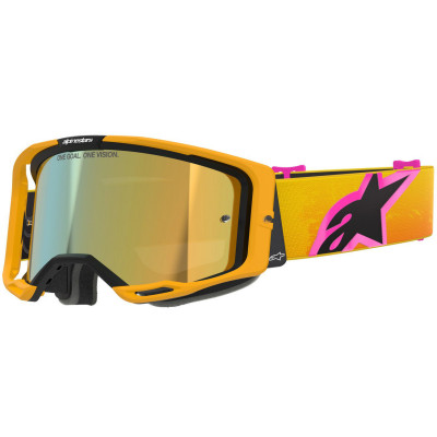 brýle Alpinestars Vision 8 Corp orange/yellow/pink gold lens