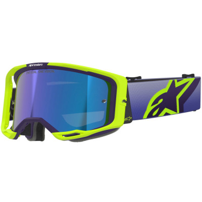 brýle Alpinestars Vision 8 Corp yellow fluo/purple blue lens