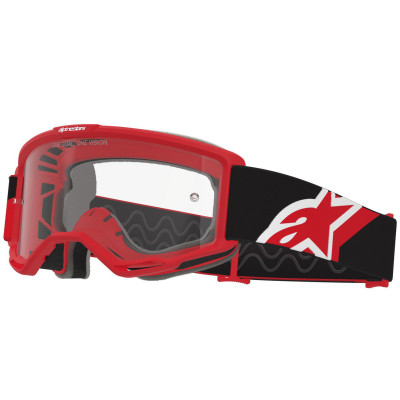 brýle Alpinestars Vision OTG red/black/white clear lens