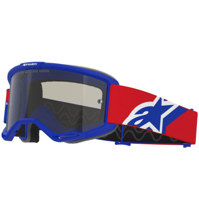 brýle Alpinestars Vision Sand blue/red/white dark smoke lens