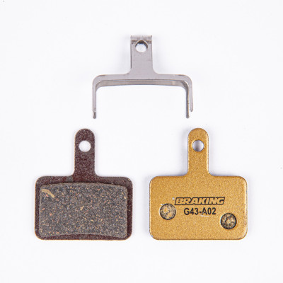 brzdové destičky Braking pro systémy SHIMANO (směs Carbo Metalic) 2 ks v balení