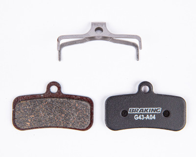 brzdové destičky Braking pro systémy SHIMANO (směs Organic) 2 ks v balení