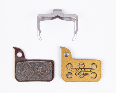 brzdové destičky Braking pro systémy SRAM, BRAKING (směs Carbo Metalic) 2 ks v balení