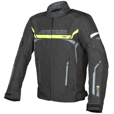 bunda Ayrton Bullet II 2026 black/yellow fluo/grey