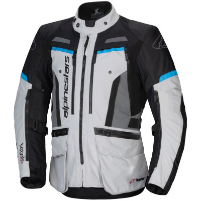 bunda Alpinestars Bogota Pro Drystar 2025 grey/black/blue