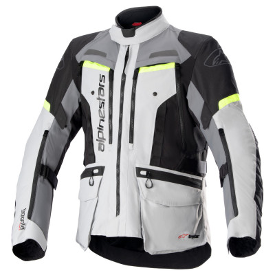 bunda  Alpinestars Bogota Pro Drystar 2025 grey/dark grey/black/yellow fluo