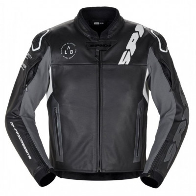 bunda Spidi DP Progressive  Leather black/white
