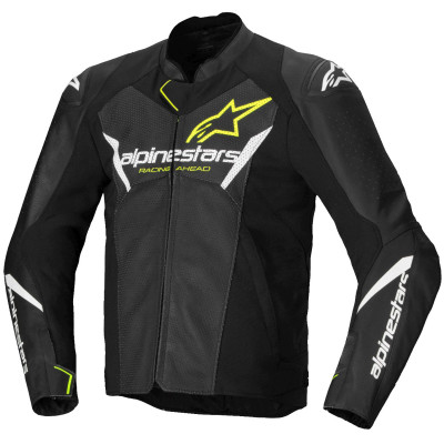 bunda Alpinestars Faster 3 Airflow 2025 black/white/yellow fluo
