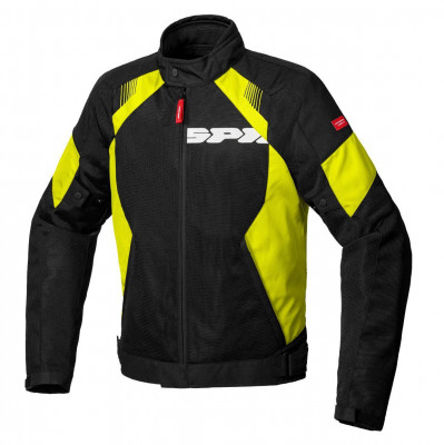 bunda Spidi Flash Evo Net Windout (black/white/yellow fluo)