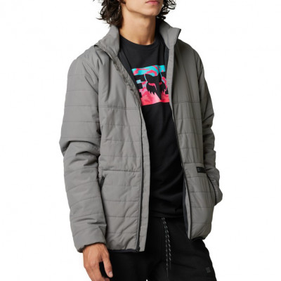 Bunda Fox Howell Puffy Jacket Dark Grey