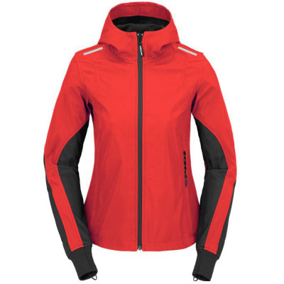 dámská bunda Spidi hoodie Armor Light Lady black/red