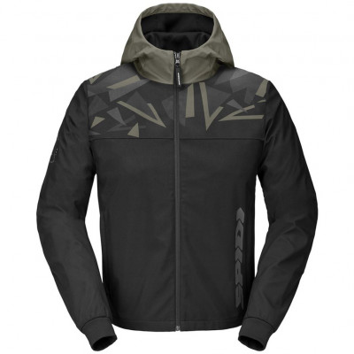 bunda Spidi hoodie Evo Sport black/military green