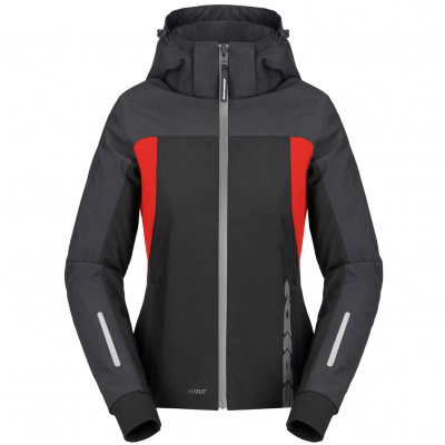 dámská bunda Spidi hoodie H2out 2 Lady black/ anthracite/red