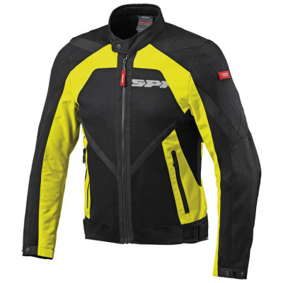 bunda Spidi Net Stream black/yellow fluo