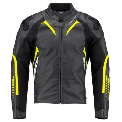 bunda Spidi NKD 1 black/yellowfluo