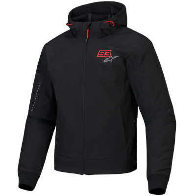 bunda Alpinestars Radium Tech hoodie MM93 2025 black/red/grey