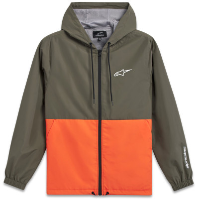 bunda Alpinestars Speeded Windbreaker green/orange