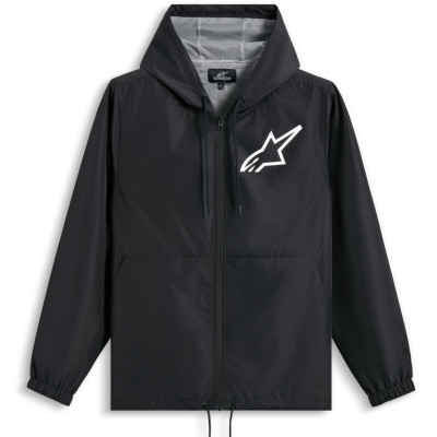 bunda Alpinestars Speeder Chromium Windbreaker black/white