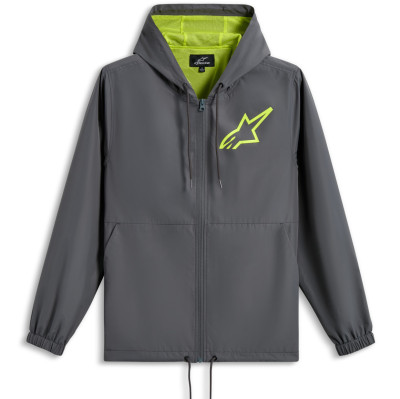 bunda Alpinestars Speeder Chromium Windbreaker grey/yellow fluo