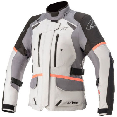 dámská bunda Alpinestars Stella Adnes Drystar light grey/dark grey/black/pink fluo