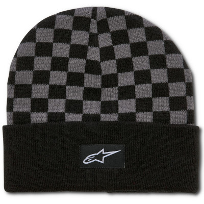 čepice Alpinestars Checkered Cuff beanie black/grey