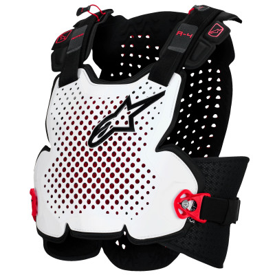chránič hrudi Alpinestars A-4 plasma black/red/white