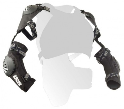 Chránič loktů a ramen IXS Cleaver Black