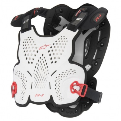 Chránič Těla Alpinestars A-1 Roost Guard White/Black/Red
