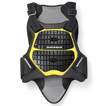 chránič těla Spidi Defender Back and Chest black/yellow 170/180