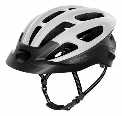helma Sena R2 Evo s headsetem matte white