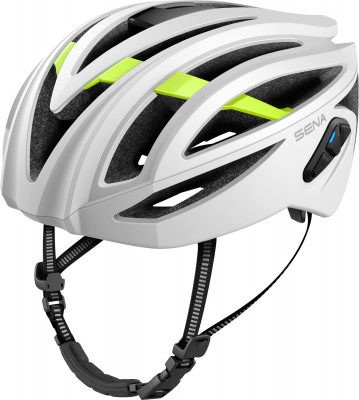 helma Sena R2 Evo s headsetem matte white