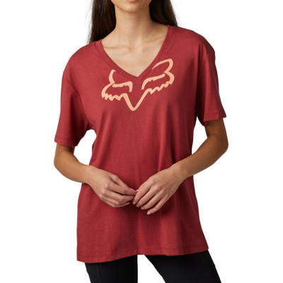 Triko Fox Boundary Ss Top Scarlet
