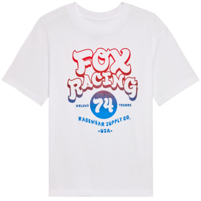 dámské triko Fox W Racewear Ss Tee White