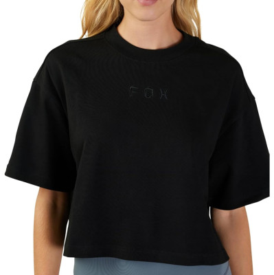 dámské triko Fox Wordmark Oversized Premium Crop tee black