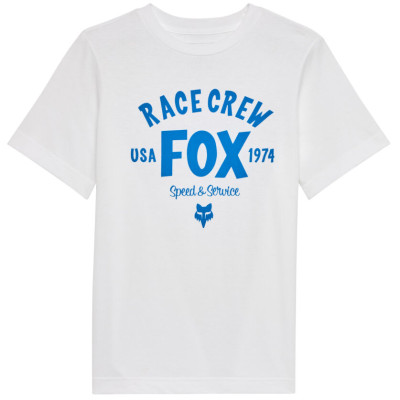 dětské triko Fox Yth Slogan Ss Tee Optic White