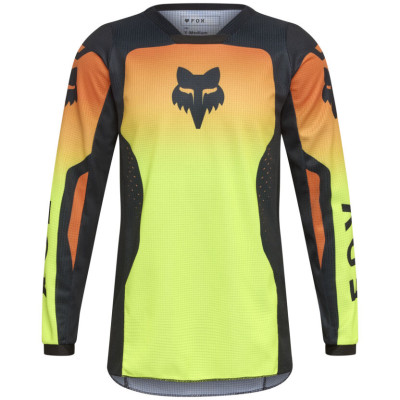 dětský dres Fox Yth 180 Shield Jersey Fluorescent Yellow